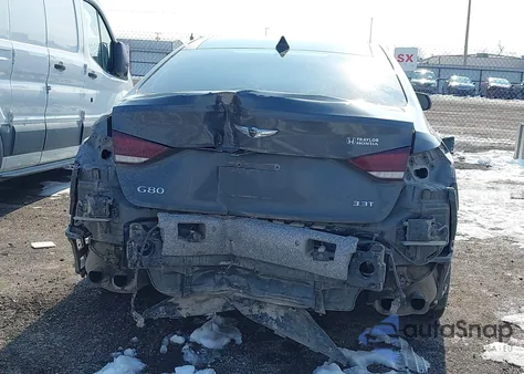 2019 Genesis G80 3.3T Sport из США, поврежденный, VIN KMTFN4JB0KU312738